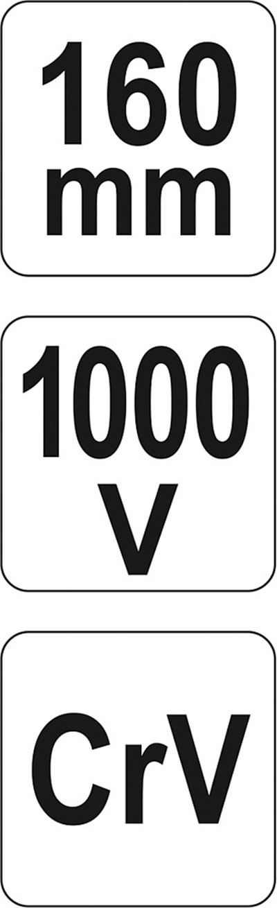 Kombinované kliešte 160 mm VDE (1000 V)