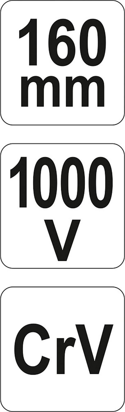 Štípacie kliešte 160 mm VDE (1000 V)