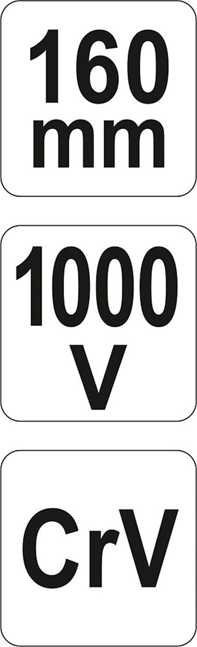 Odstraňovacie kliešte VDE 160 mm (1000 V)