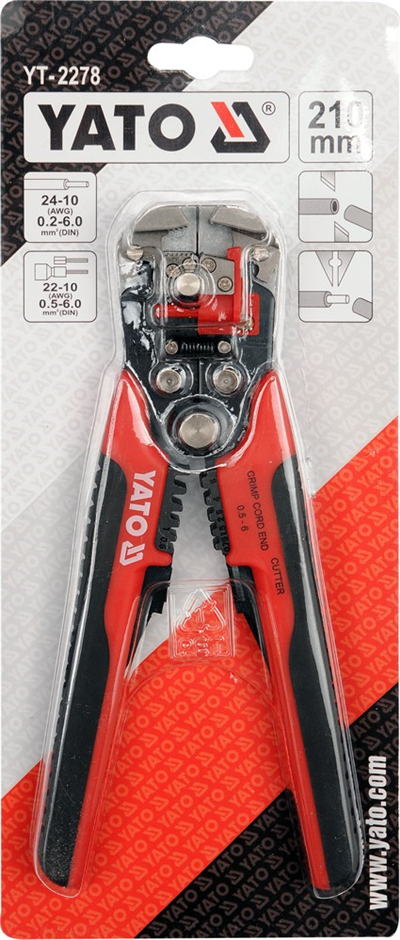 Viacúčelové kliešte a odizolovače konektorov 210 mm
