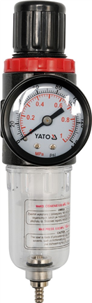 YATO YT-2382 Regulátor tlaku vzduchu 1/4, max. 0,93MPa, s filtrom (15ccm)