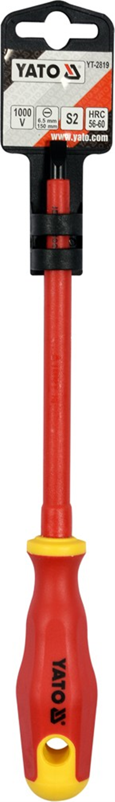 Šroubovák plochý 6.5 x 150 mm izolovaný 1kV