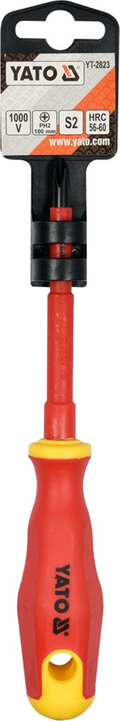Šroubovák křížový PH2 x 100 mm izolovaný 1kV