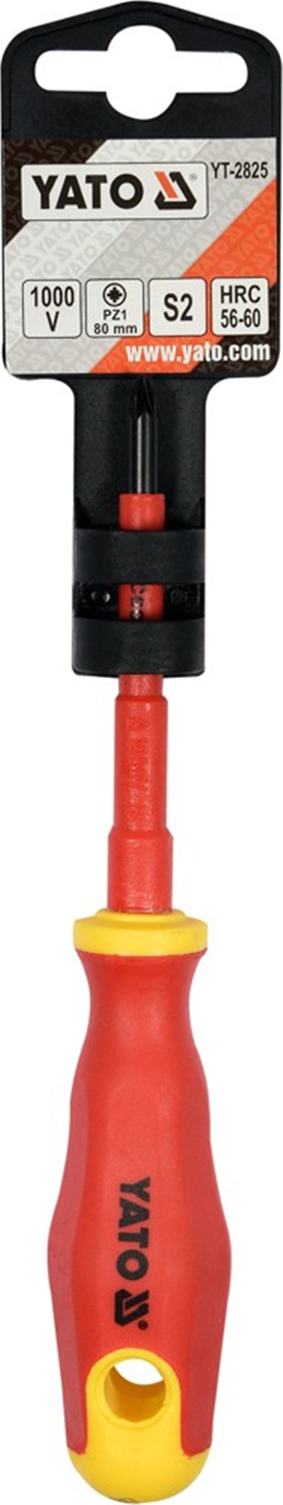 Šroubovák křížový PZ1 x 80 mm izolovaný 1kV