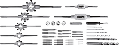 Sada závitníkov 44ks, M3, M4, M5, M6, M8, M10, M12