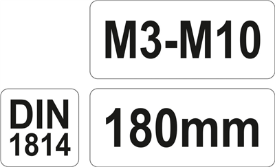 Skrutkovací kľúč M3 - M10