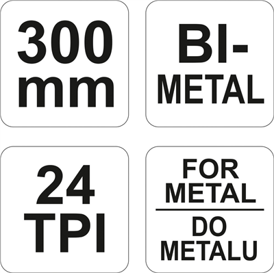 Pílka na železo 300 mm