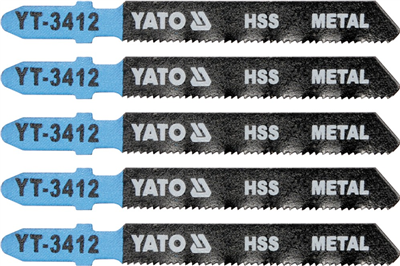 List pilový do přímočaré pily 75 mm na kov TPI21 5 ks