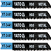 List pilový do přímočaré pily 70 mm na kov TPI12 5 ks