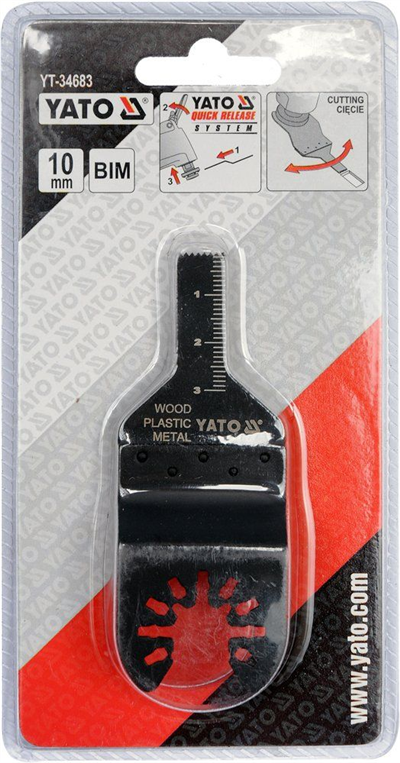Pílový list na ponor. rezy BIM pre multifunkcii, 10mm (drevo, plast, kov)