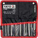 YATO YT-3590 Sada dierovačov na kožu 9 ks
