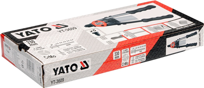 Pákové nitovacie kliešte 3,2-6,4 mm 330 mm CrMo
