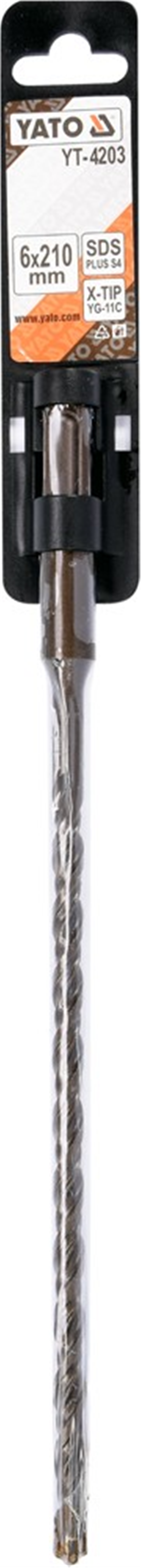 Vrták do betonu SDS+  6 x 210 mm X-TIP