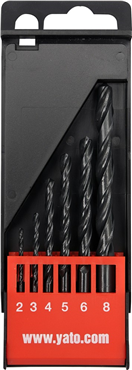 YATO YT-4460 Súprava vrtákov na kov 6 ks