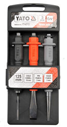 YATO YT-4713 Súprava dláta a razidla 3 ks