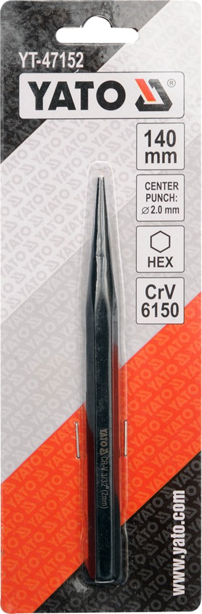Vyrážač kužeľový 2,0 x 140mm