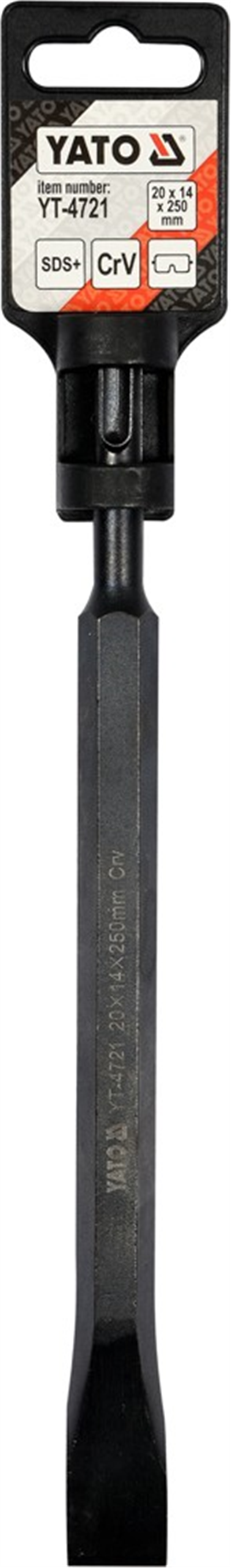Plochý sekáč SDS+ 20 x 14 x 250 mm CrV