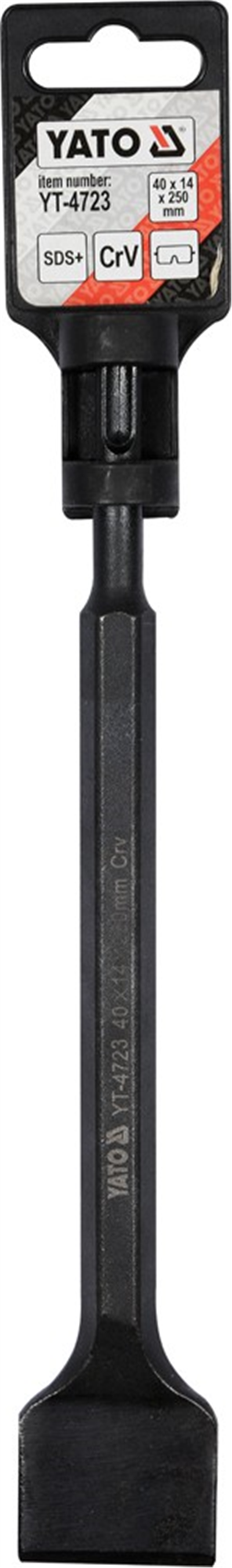 Plochý sekáč SDS+ 40 x 14 x 250 mm CrV