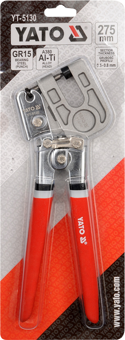Kliešte na spájanie profilov 275 mm max. 0,8 mm