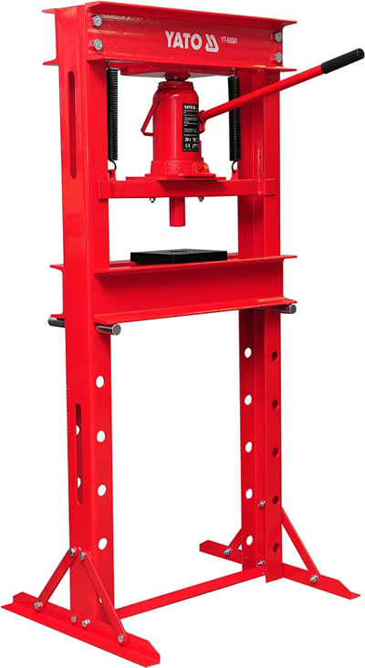 Hydraulický lis 20t, zdvih 0-695mm, šírka 490mm