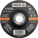 YATO YT-5947 Kotúč na kov 125 x 22 x 6,8 mm vypuklý brúsny INOX