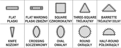 Súprava diamantových ihlových pilníkov 4 x 160 mm 10 ks 50 mm