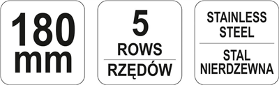 Kartáč drátěný ruční 180 mm