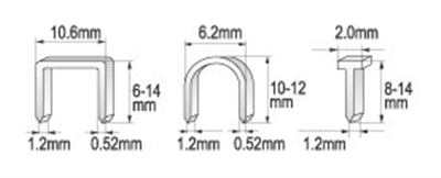 Čalúnnická zošívačka 10,6 mm