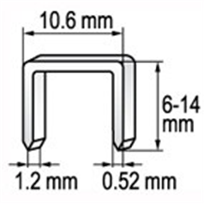 Čalúnnická zošívačka 10,6 mm