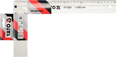 Hliníkový stolársky uholník 300 mm