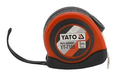Meter zvinovací 5 m x 19 mm autostop