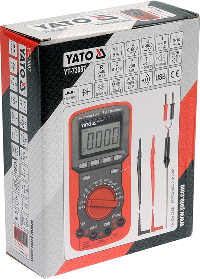 Digitálny multimeter 5v1