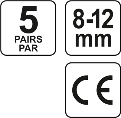 Chrániče sluchu 22dB (5 párov)