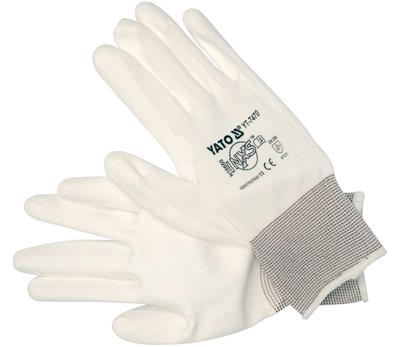 Rukavice pracovné nylon / polyurethan veľ. 10