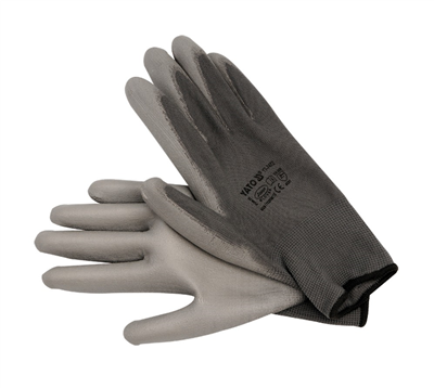 Rukavice pracovné nylon / polyurethan veľ. 10