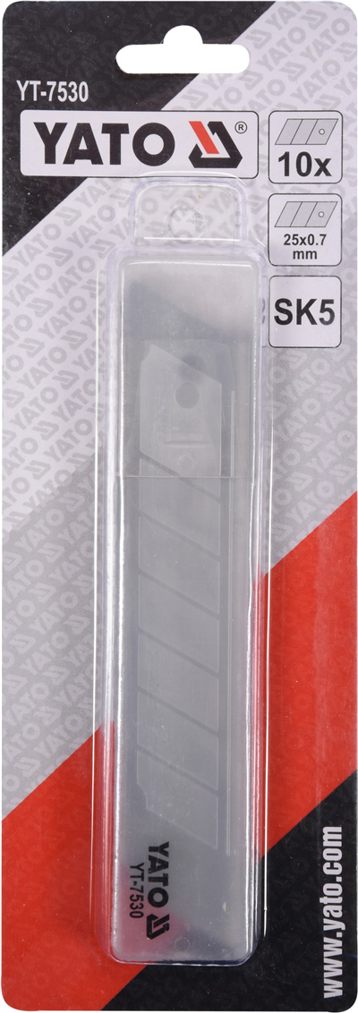 Ostří lomené náhradní 25 x 0,7 mm 10 ks