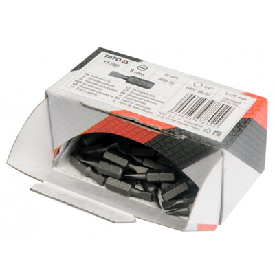 Bity TORX s 8 mm otvorom T15 x 30 mm 50 ks