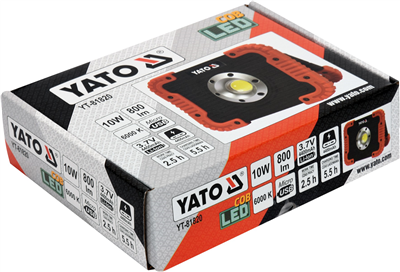 COB LED 10W baterka a powerbanka