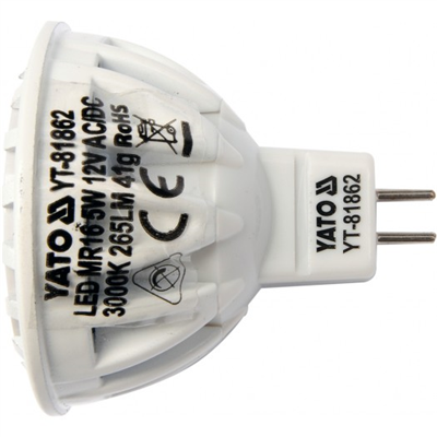 LED žiarovka 5W MR16 265 lumenov 12V ( 25W )