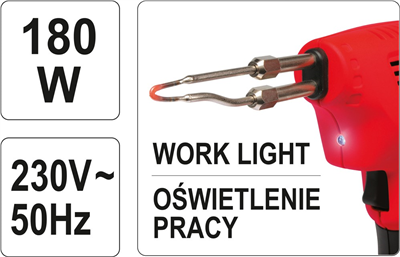 Transformátorová spájkovačka 180 W