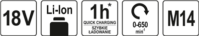 18V AKU miešačka (bez batérie)