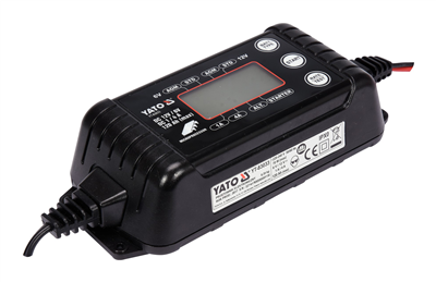 4A 6/12V PB/GEL nabíjačka s LCD displejom