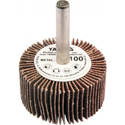 Kotúč lamelový radiálne 40x20 P-60 s hriadeľom 6 mm