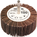 Kotouč lamelový radiální 80x30  P-150 s hřídelí 6 mm
