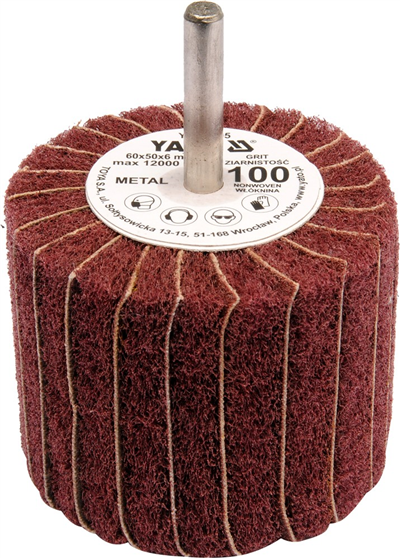 Kotúč lamelový radiálne 60x50 P-60 s hriadeľom 6 mm