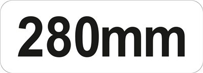 Motyčka hranatá s násadou 280 mm chrom