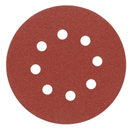 Vorel TO-08582 Brusný papír 125 mm P120 s otvory 5 ks suchý zip