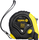 Vorel TO-10122 Metr svinovací 2 m x 16 mm červeno - černý