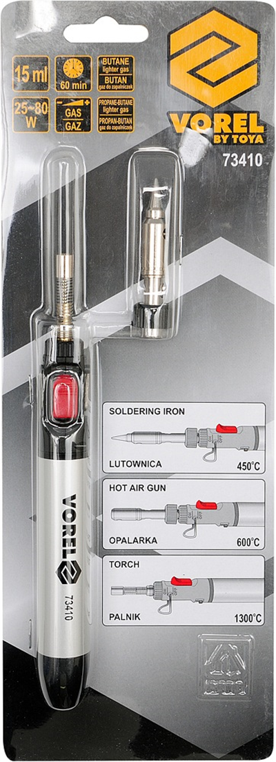 Plynová spájkovačka 3v1,15ml,25-80W