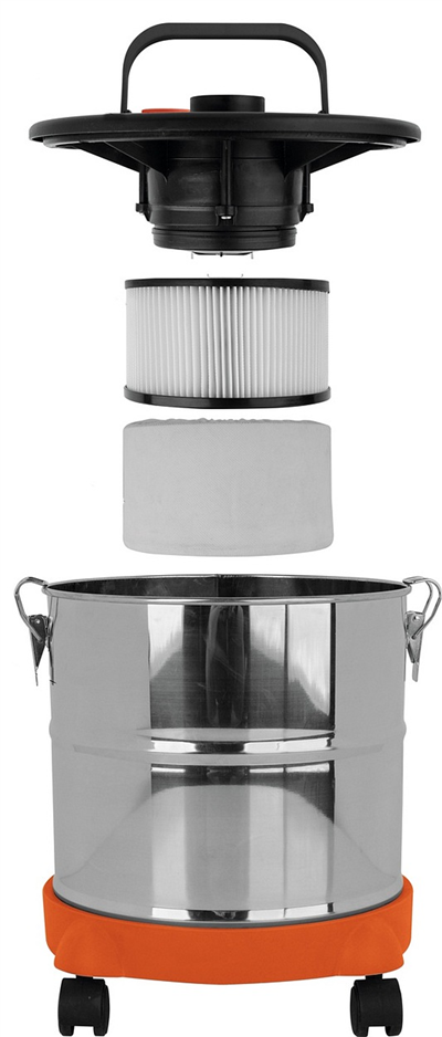 Elektrický vysávač popola 20 l 800 W